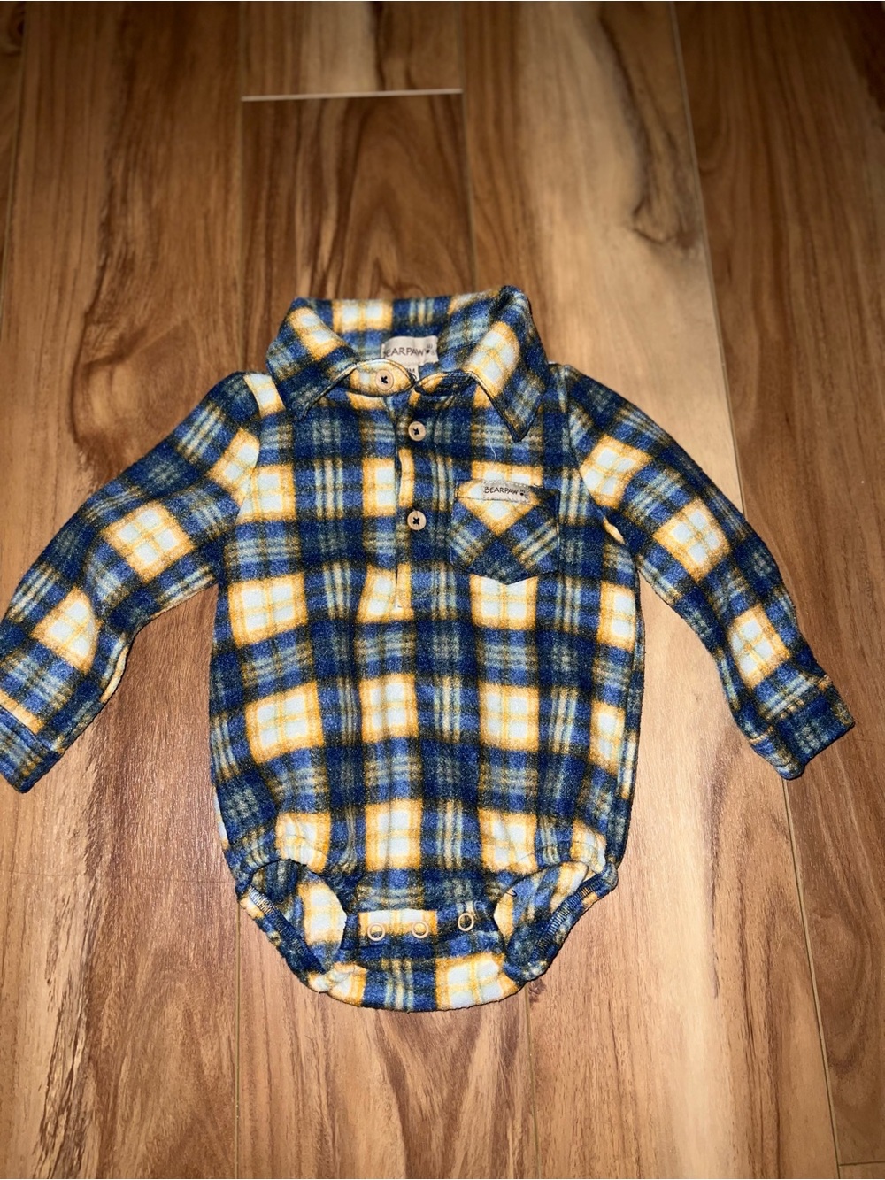 6/9M Bear Paw Flannel